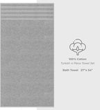 American Soft Linen Luxury 4 Piece Bath Towel Set, 600 GSM 100% Cotton Turkish - Image 4