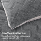 BEDELITE Fluffy Full Size Comforter Set - Image 5