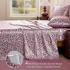 MR&HM Satin Sheets with Elastic Corner Straps, Twin Size 3-Piece Silky Bedding - Image 5