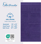 Cotton Paradise 6 Piece Towel Set, 100% Cotton Soft Absorbent Turkish Towels - Image 4