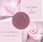 KEEPOZ Hair Towel Wrap Quick Dry 100% Cotton Super Absorbent Turban Head Wrap - Image 5