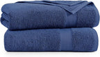 LANE LINEN 100% Durable Cotton Bath Sheets 2 Pack - Image 2