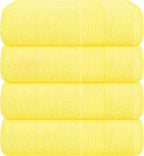 Belizzi Home 4 Pack Bath Towel Set 27x54, 100% Ring Spun Cotton, Ultra Soft by Unknown