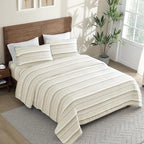 ClevaHome Classic Stripe Sheet Set - Image 6