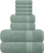GLAMBURG Ultra Soft 8-Piece Towel Set by GLAMBURG