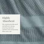 NY Loft 100% Cotton Hand Towel 6 Pack Hand Towel Set | Super Soft & Absorbent - Image 7