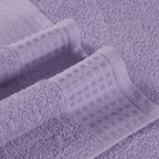 GLAMBURG 100% Cotton Ultra Soft 6 Pack Towel Set, Contains 2 Bath Towels 28x55 - Image 2