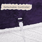 Electric Heated Blanket Full Size 72"x84", Soft Flannel - Image 7