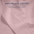 Lane Linen 100% Organic Cotton Full Size Flat Sheet Only - Image 5