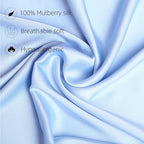 100% Silk Pillow Cases 2 Pack, Mulberry Silk Pillowcase - Image 2