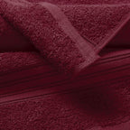 BOUTIQUO 6 Pack Cotton Towel Set, Contains 2 Bath Towels 28x55 inch, 2 Hand - Image 2
