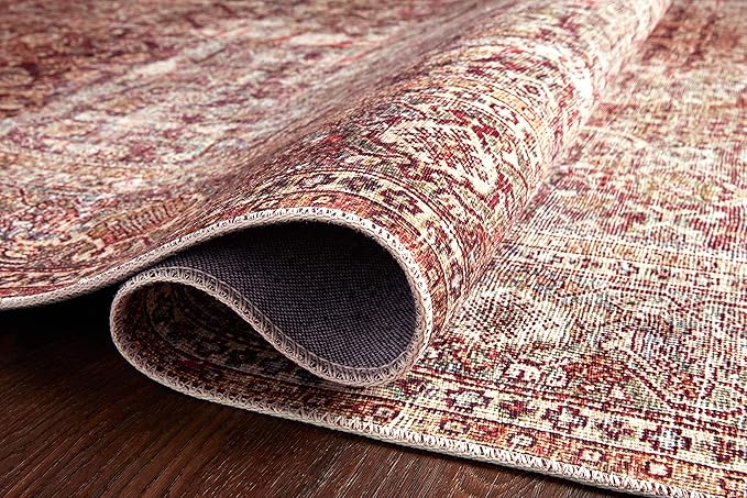 Loloi Layla Collection LAY-11 Cinnamon/Sage 9'-0" x 12'-0" .13" Thick Area Rug - Image 6