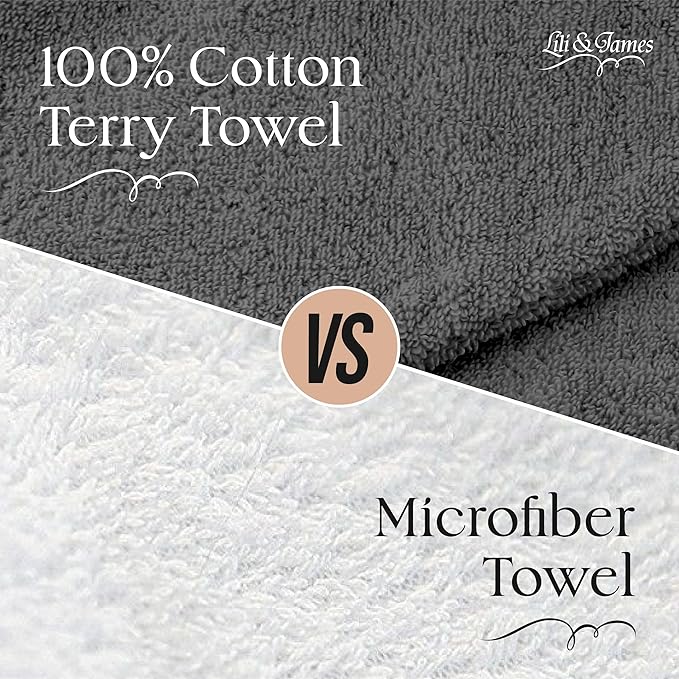 Lili&James Cotton Hair Towel Wrap - Image 4