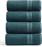 Springtree Home Luxury Viscose from Bamboo Bath Towel Set of 4 | 35% Viscose by SpringtreeHome