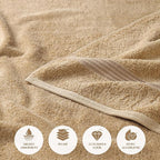 Superior Egyptian Cotton 2-Piece Bath Sheet Towel Set, Oversized Body Towels - Image 8