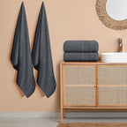 Belizzi Home 4 Pack Bath Towel Set 27x54, 100% Ring Spun Cotton, Ultra Soft - Image 3