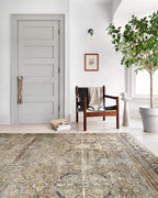Loloi Layla Collection LAY-03 Olive/Charcoal 7'-6" x 9'-6" .13" Thick Area Rug - Image 5
