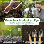 KVITER 10 Dipper Gourd Seeds – Long Handle Dipper Gourd, Heirloom Seeds Non GMO - Image 3