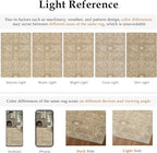 6x9 Brown Area Rug Non Slip Vintage Living Room Distressed Machine Washable - Image 6
