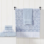 Modern Threads Monroe 6-Piece 100% Cotton Towel Set – Reversible Yarn Dyed - Image 2