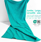 American Soft Linen 35x70 Jumbo Large Bath Towel, 600 GSM 100% Cotton Turkish - Image 3