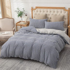 PURE ERA Jersey Knit Duvet Cover Set 100% T-Shirt Heather Cotton Super Soft - Image 6