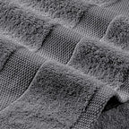 White Classic Wealuxe Grey Hand Towels - Image 8