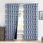 Beauoop 100% Blackout Curtains 96 Inches Long 2 Panels by Beauoop