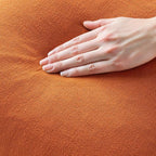 MIULEE Decorative Throw Pillow Covers Neutral Linen Fringe Throw Pillows Euro - Image 2