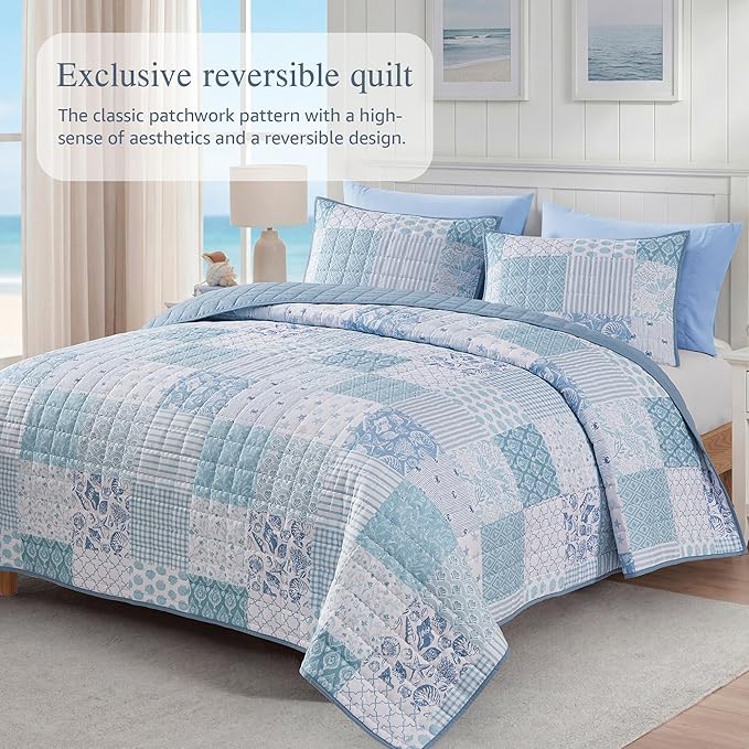 CASAAGUSTO King Size Quilt Set - Image 2