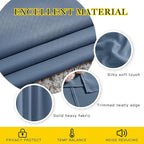 NICETOWN Stone Blue Short Curtains 36 inches Long - Image 4