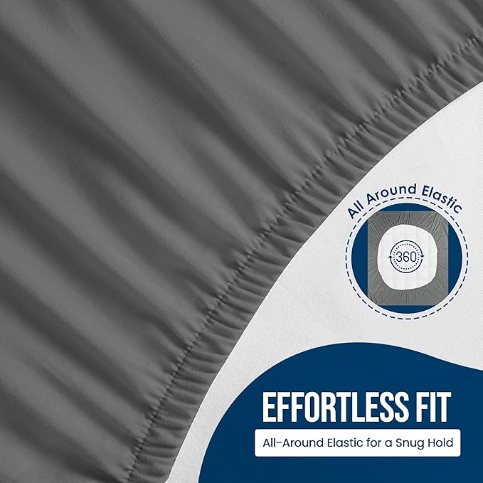 King Size Mattress Protector Waterproof, Premium 200 GSM Terry Mattress Cover - Image 4