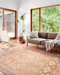 Loloi Layla Collection LAY-16 Natural/Spice 2'-3" x 3'-9" .13" Thick Accent Rug by Loloi