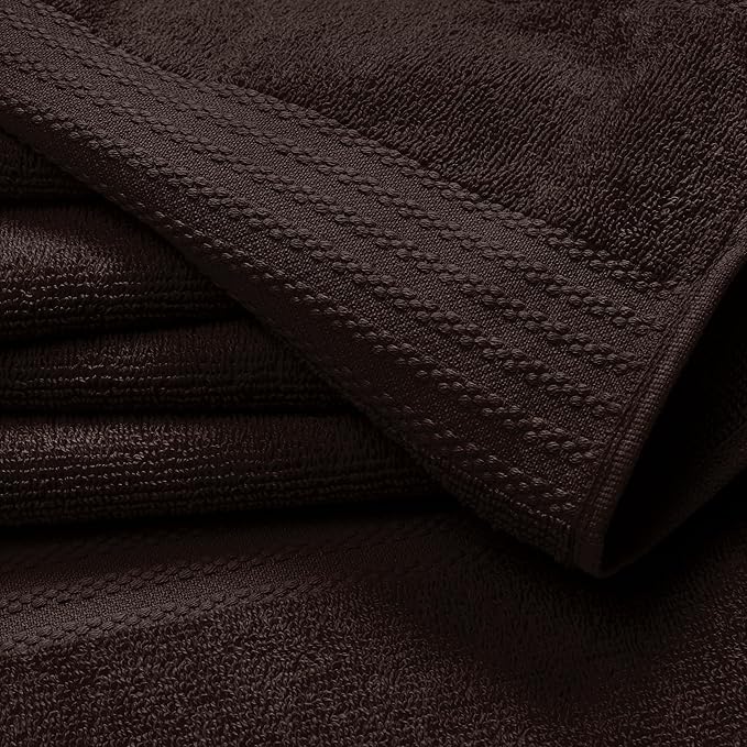 GLAMBURG Premium Cotton Oversized 2 Pack Bath Sheet 35x70-100% Pure Cotton - Image 2