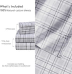 RUVANTI 6 Pcs Cotton Sheets - Image 4