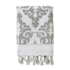 SKL Home Mirage Fringe 100% Turkish Cotton Bath Towel by SKLHomebySaturdayKnightLtd
