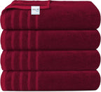 Avalon Towels Bath Towels Set of 4, Size 30 x 60 Inches, Highly Soft and - Image 3