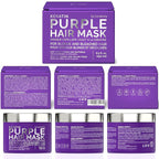 SUNATORIA Purple Hair Mask for Blonde & Bleached Hair, 2-in-1 Keratin Toning - Image 8