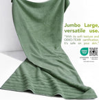 American Soft Linen 35x70 Jumbo Large Bath Towel, 600 GSM 100% Cotton Turkish - Image 3