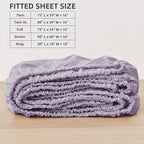 HBHLFZ Queen Fitted Sheet Only, Soft Breathable Bottom Sheet - Image 2