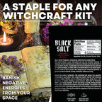 Black Salt for Protection Rituals & Wiccan Spells, Handcrafted Negative Energy - Image 2