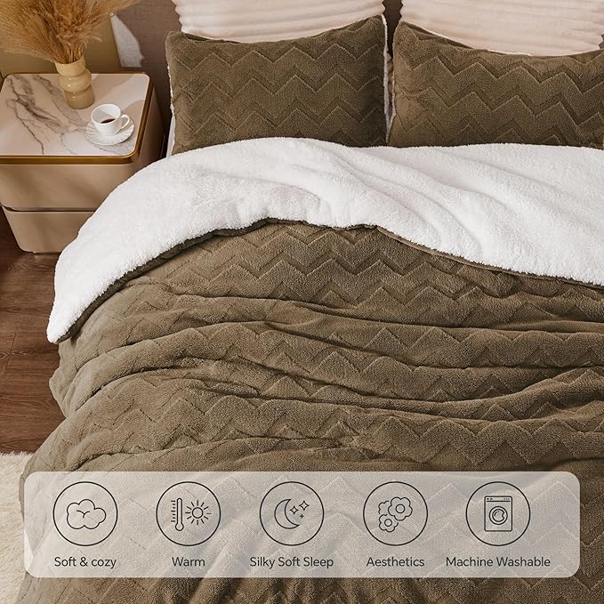 BEDELITE Fluffy Twin Comforter Set - Image 6