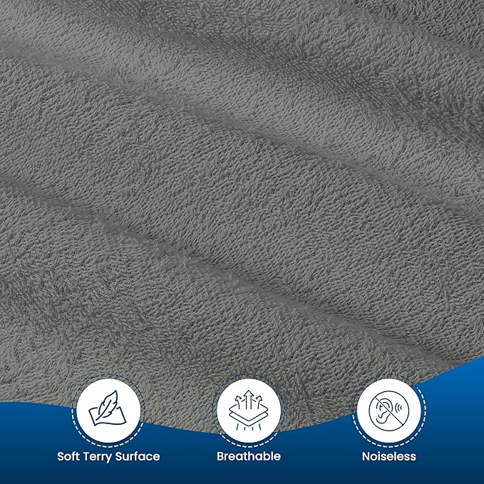 King Size Mattress Protector Waterproof, Premium 200 GSM Terry Mattress Cover - Image 8