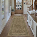 Brown 2x6 Runner Rug Washable Vintage Long Carpet by PureCozy