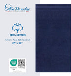 Cotton Paradise 4 Piece Turkish Bath Towels - Image 4