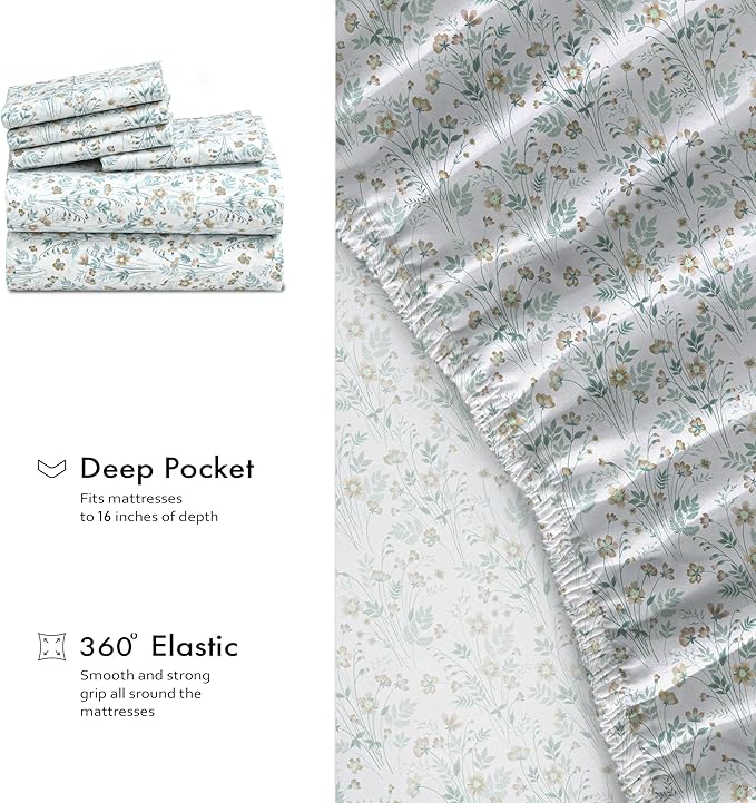 RUVANTI 4 Pcs Cotton Sheets - Image 7