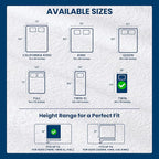 Twin Size Mattress Protector Waterproof, Premium 200 GSM Terry Mattress Cover - Image 3