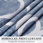 Beauoop 100% Blackout Curtains 96 Inches Long 2 Panels - Image 4