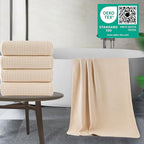 POLYTE 430 GSM Microfiber Oversize Quick Dry Lint Free Bath Towel, 60 x 30 in - Image 2