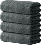 Avalon Towels Bath Towels Set of 4, Size 30 x 60 Inches, Highly Soft and by AvalonTowels